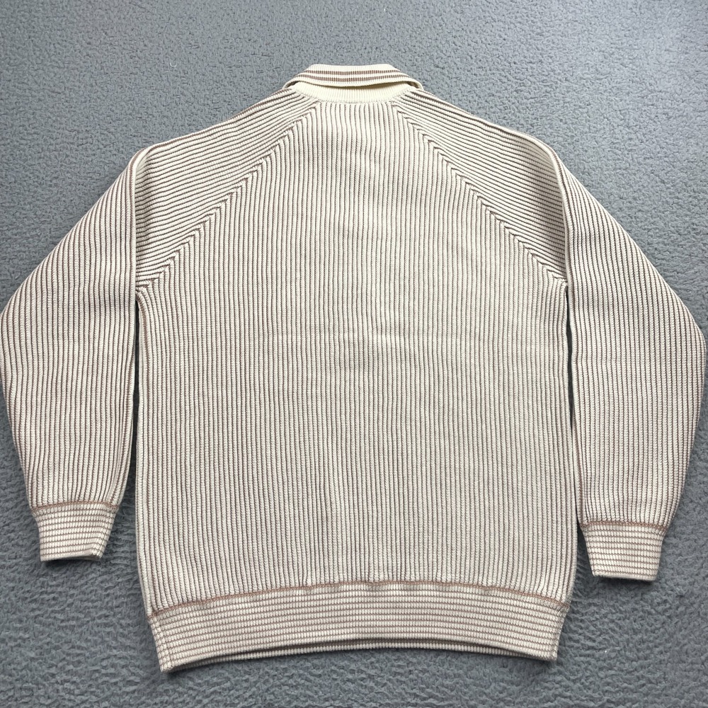 The Upside Alana Knitted Sweater Womens XS Chai Oversized Deep V Ribbed EUC - Picture 2 of 8
